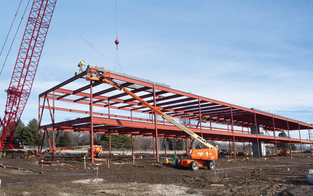 Blood Center construction