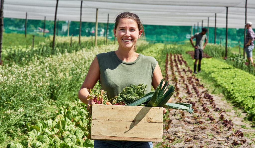 Agri Woaman in field Getty
