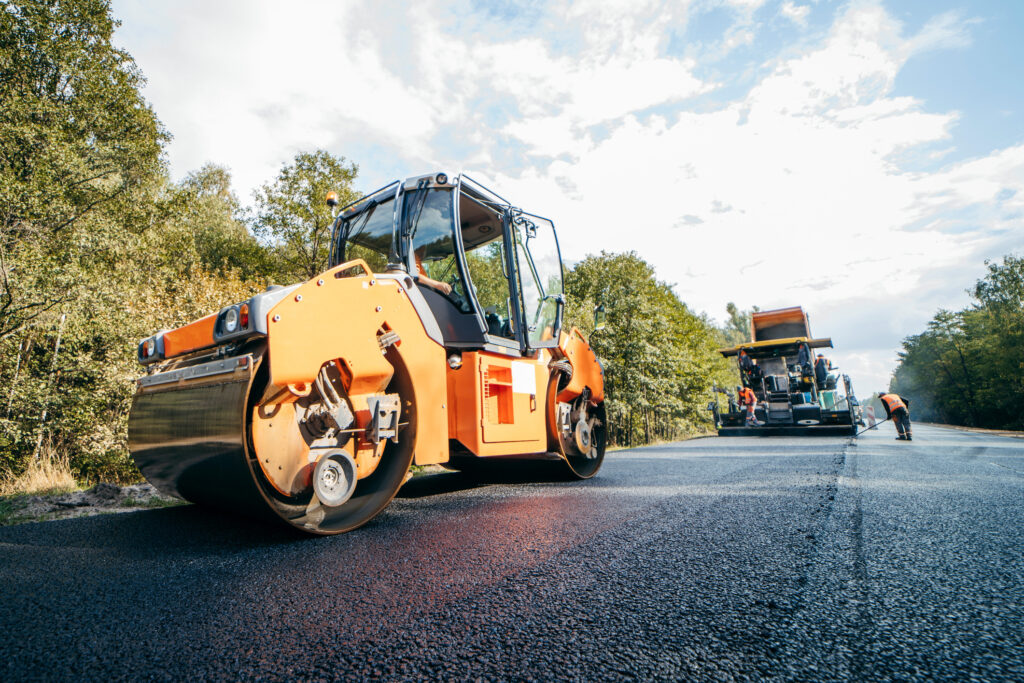 Asphalt repaving Getty