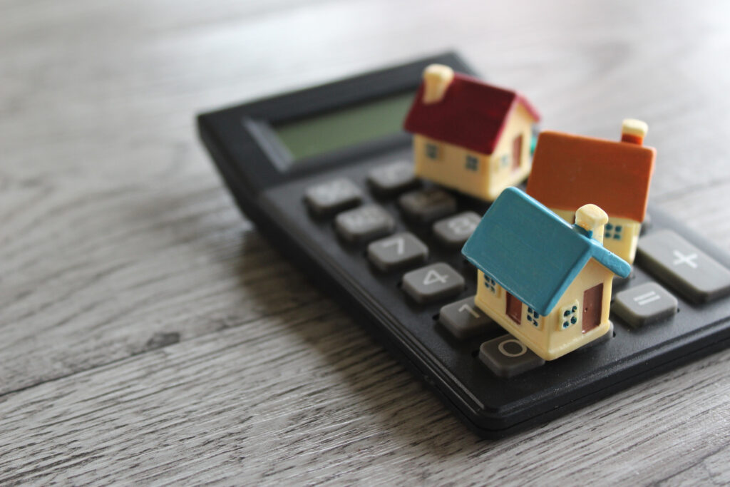 Homes on calculator Getty