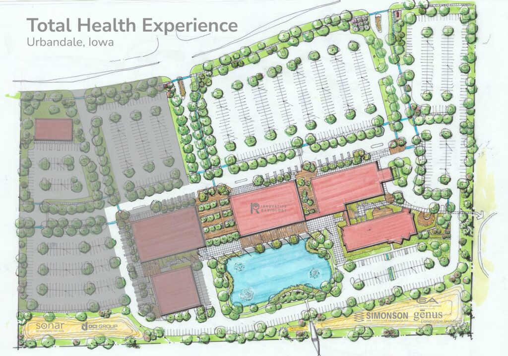 Urbandale medical center site map