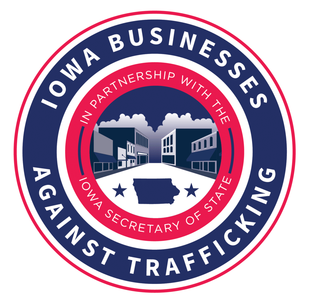 Iowa Businesses Against Trafficking logo