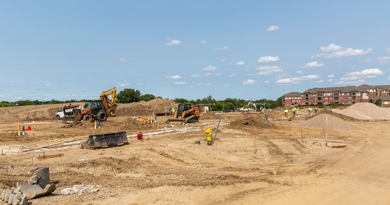 Jordan Creek Point construction