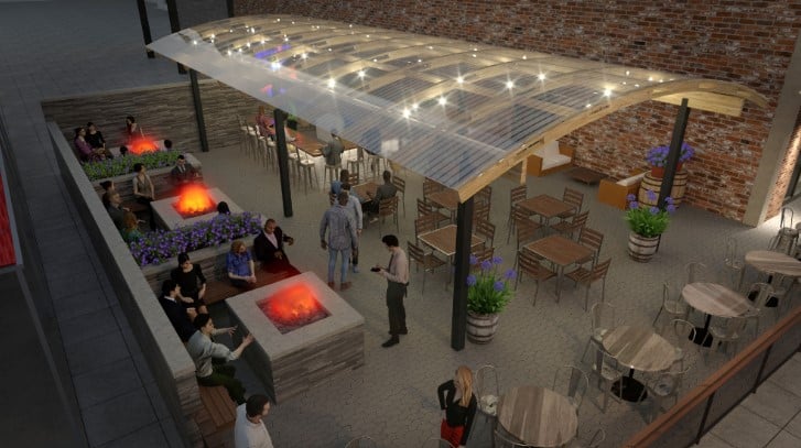 The CC patio