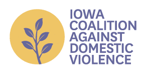 Iowa Coalition Against Domestic Violence logo