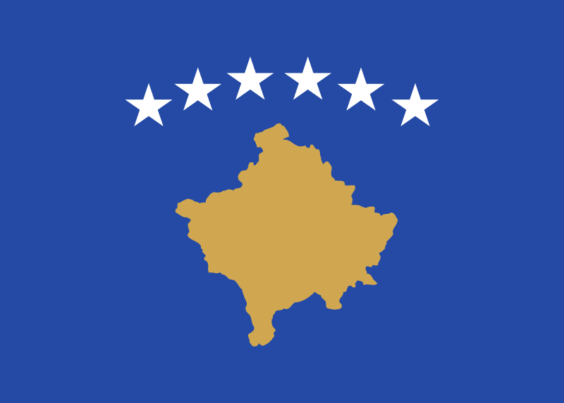 flag of kosovo