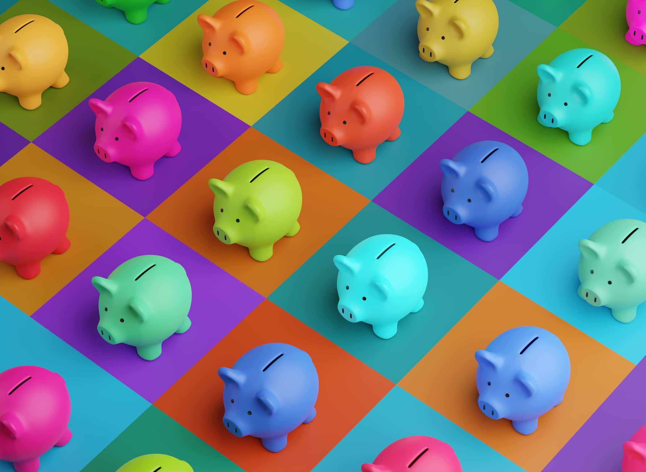 Piggy Banks GettyImages 1451754709