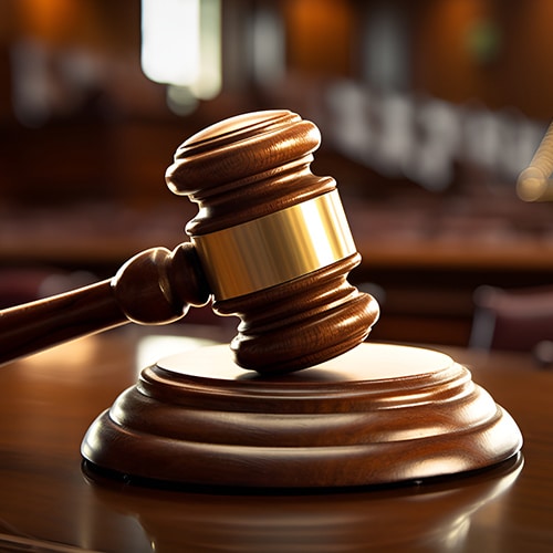 Gavel Elegance: A Legal Symphony on the Tabletop,AI Generative