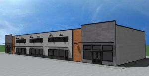 GILBERT flex retail space rendering