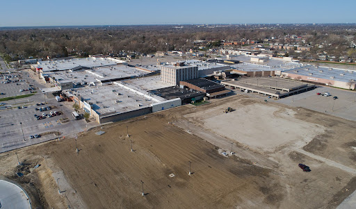 Merle Hay Mall construction Kohls