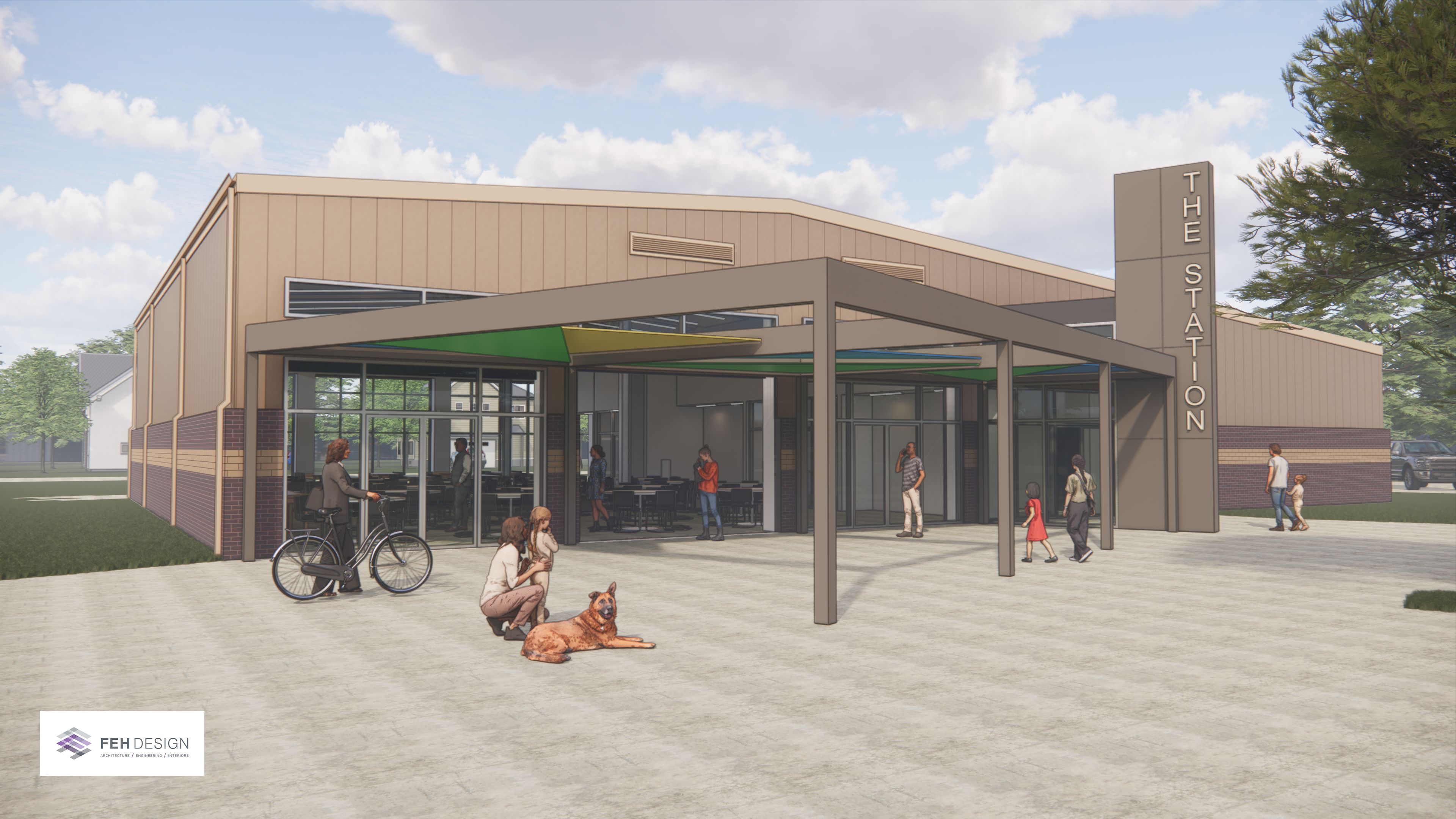 The Station rendering