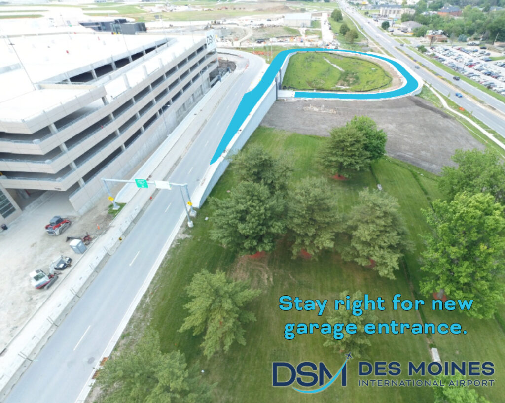 Airport parking garage