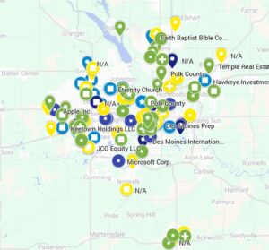 April May 2025 building permits map