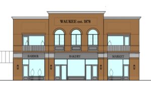 Waukee village district rendering