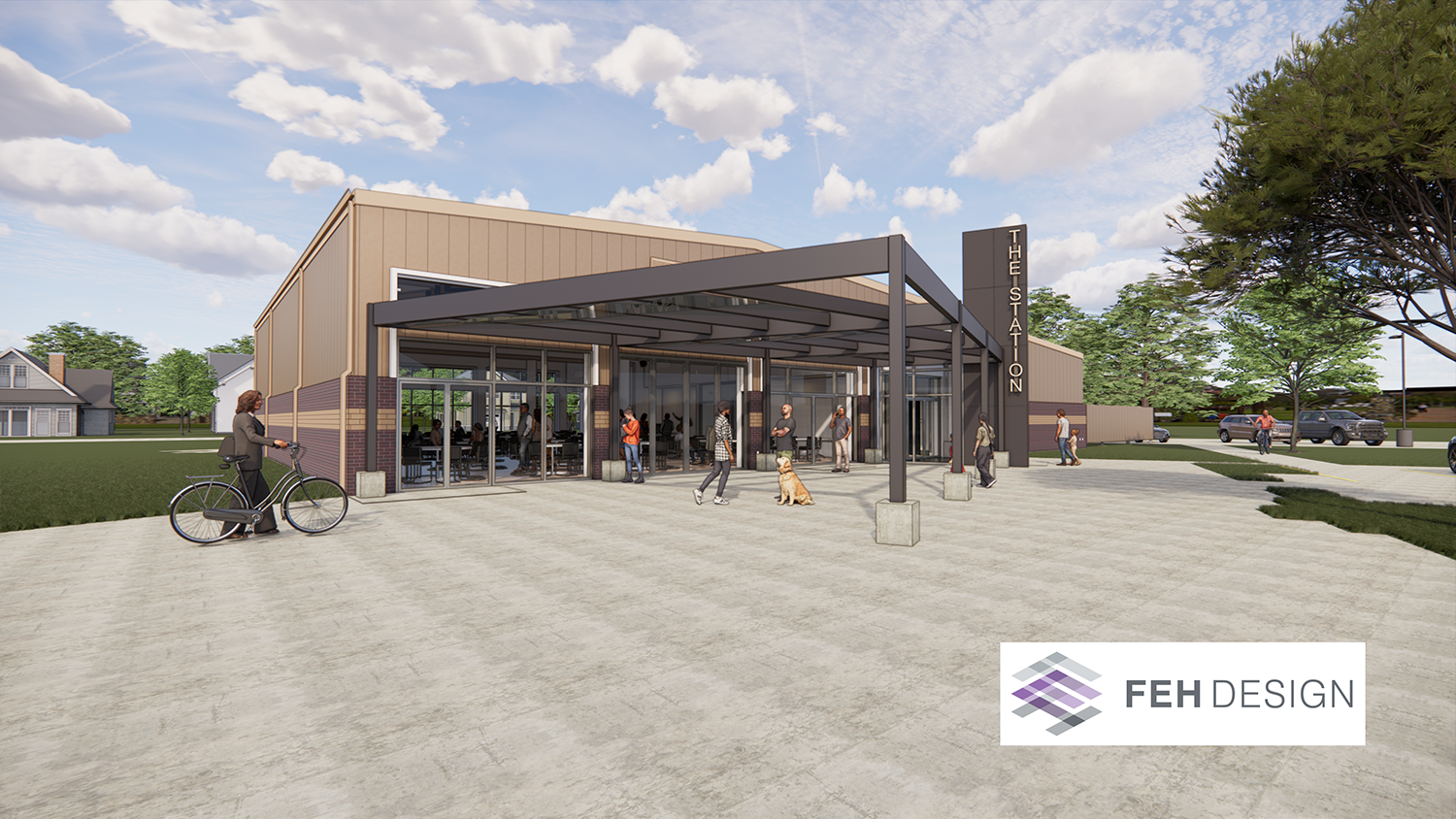 Bondurant The Station Exterior Final Rendering